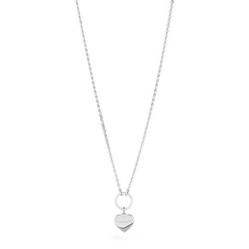 Collana cuore donna - cuore, acciaio