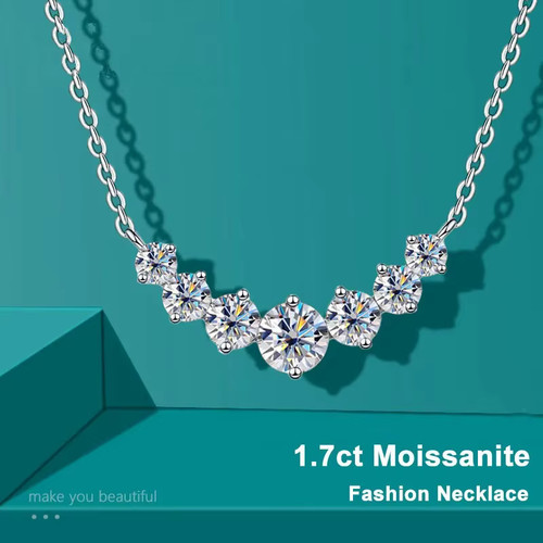Collana moissanite per donna - collana,