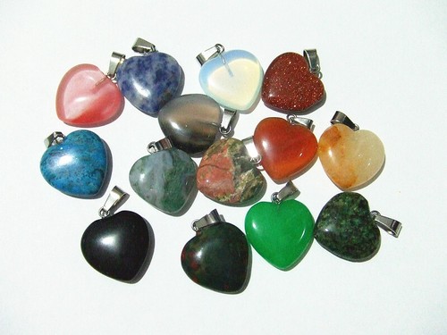 1pz ciondolo pietre - ,