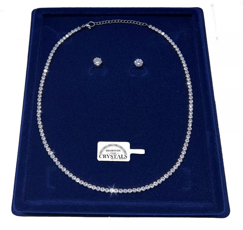 Tennis 3mm collana - 3mm,