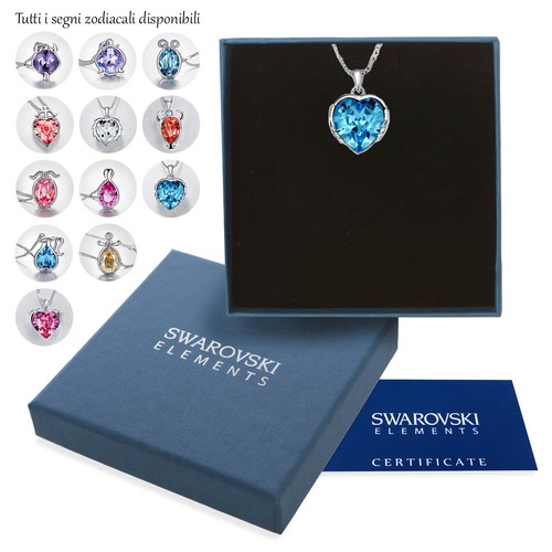 Collana argento swarovski - collana,
