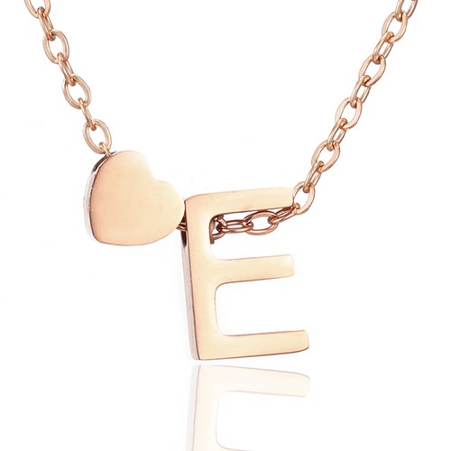 Collana con iniziale donna oro - collana,