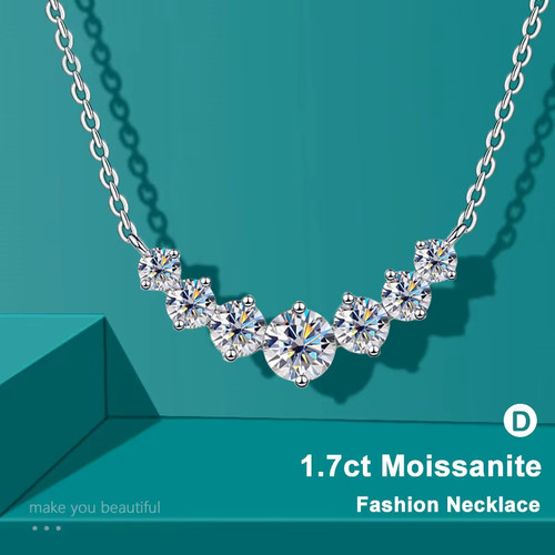 Collana moissanite per donna - collana,