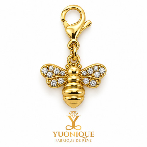 Charm ciondolo ape - charm, con