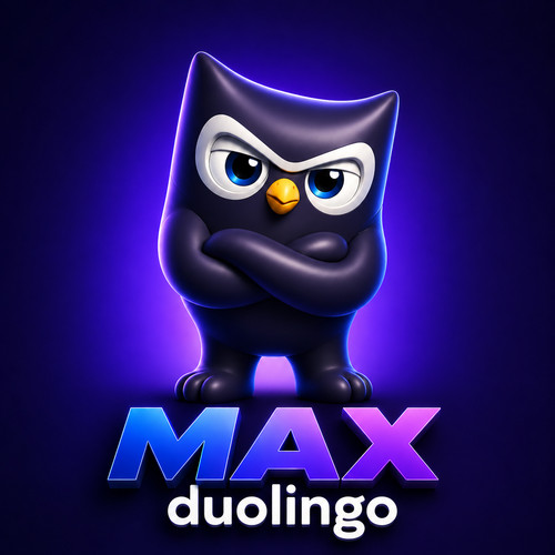 Duolingo max 12 mesi - 💜,