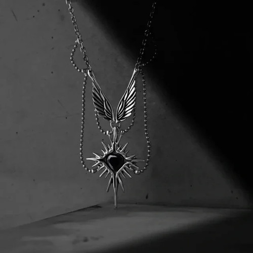 Gothic necklace y2k - gothic,