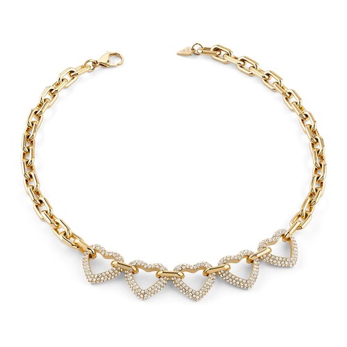 Guess collana donna acciaio - donna, in