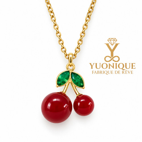 Collana yuonique ciliegie - collana,