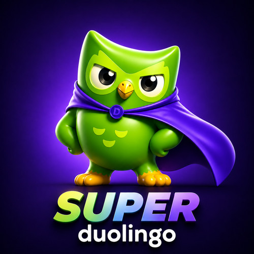 Duolingo super 12 - duolingo, 💚
