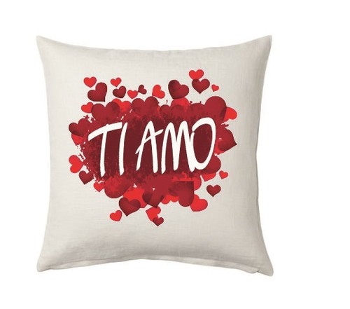 Cuscino scritta ti amo - cuscino,